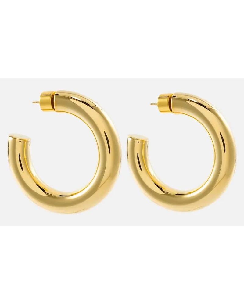 Jennifer Fisher Orecchini a cerchio Jamma Mini bagnati in oro 10kt Oro