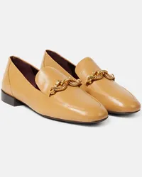 Tory Burch Mocassini Jessa in pelle Beige