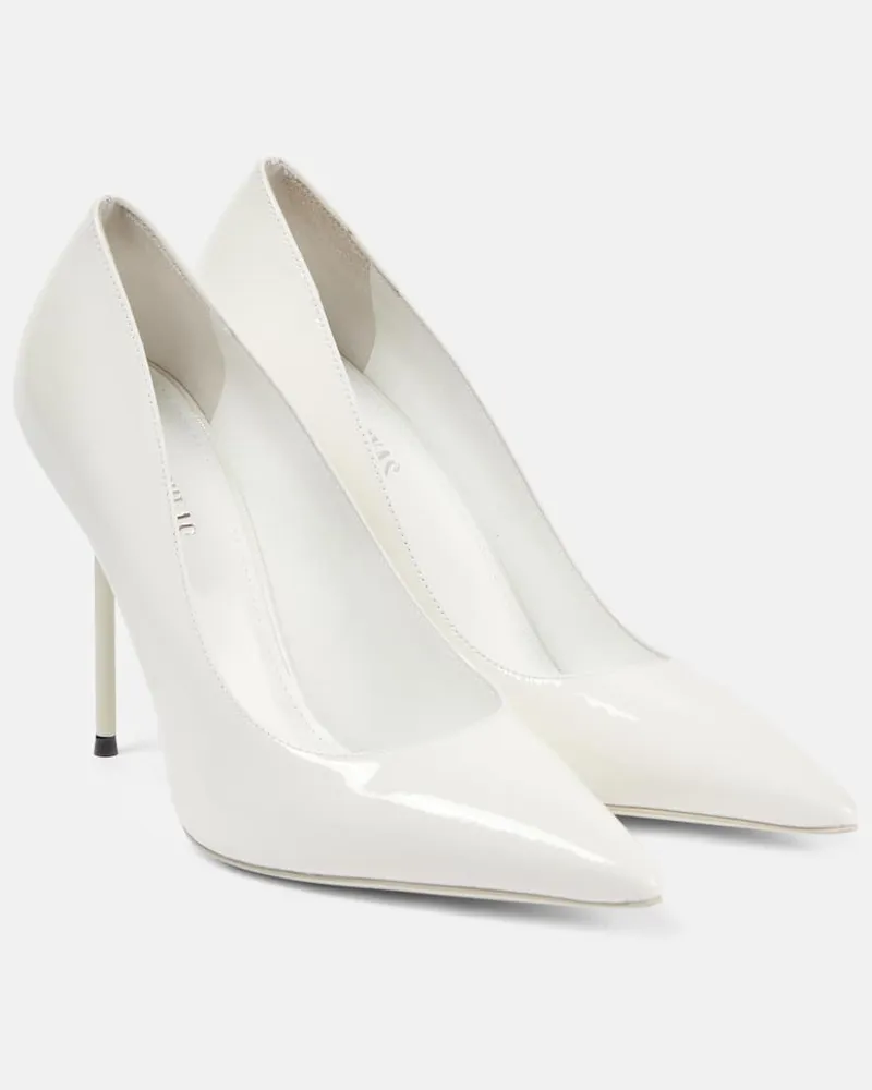 Paris Texas Pumps Lidia 105 in vernice Bianco