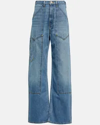 RE/DONE Jeans Super High Workwear Blu