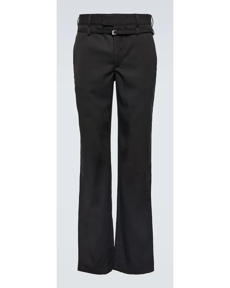Jacquemus Pantaloni Disgreghi in lana vergine Nero