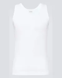 Dries van Noten Tank top in cotone Bianco