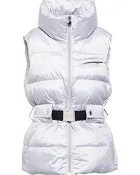 Jet Set Gilet imbottito Clara Glam con cintura Argento