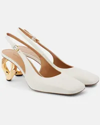 J.W.Anderson Pumps slingback in pelle Bianco