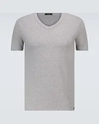 Tom Ford T-shirt in cotone Grigio