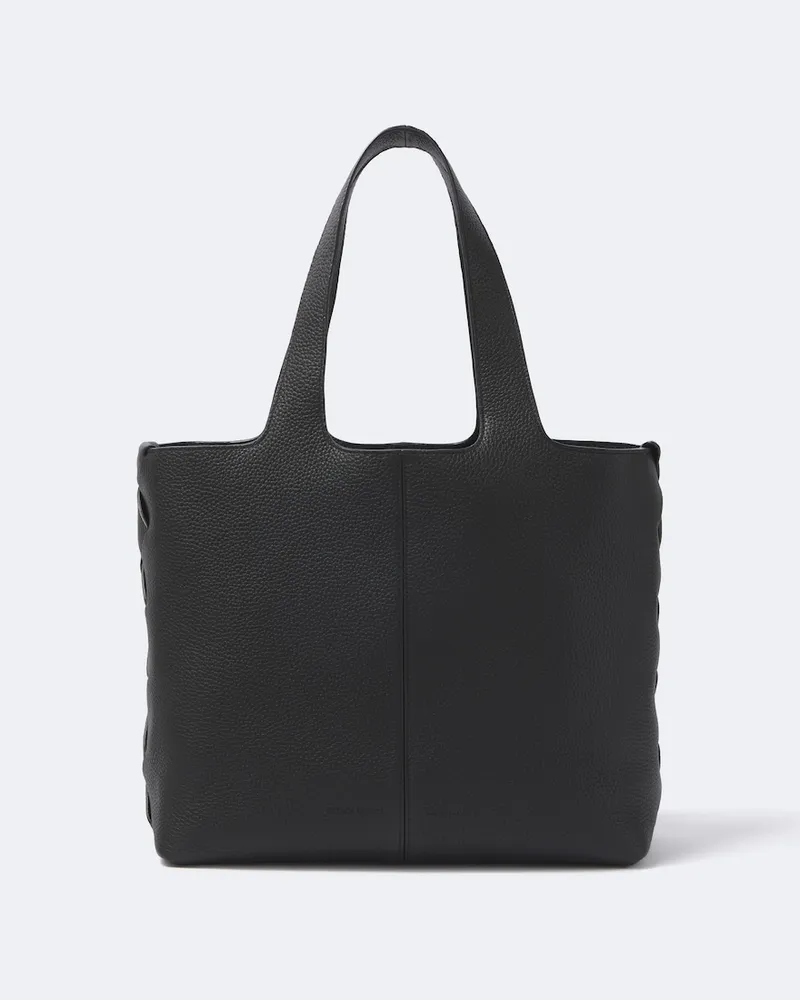 Bottega Veneta Borsa in pelle Intreccio Nero