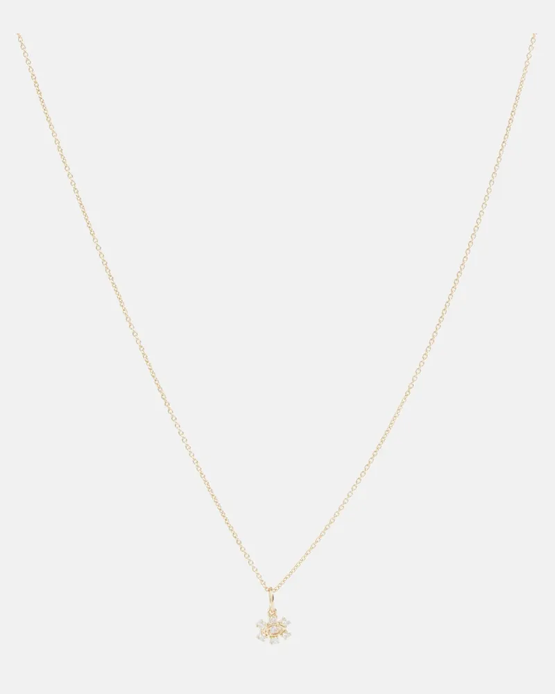 Sydney Evan Collana in oro 14kt con diamanti Oro