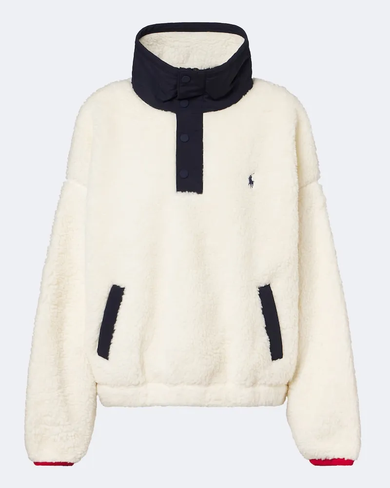 Ralph Lauren Felpa in teddy Bianco