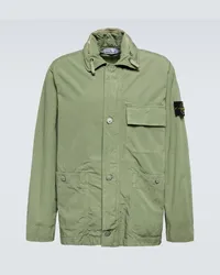 Stone Island Giacca in twill Verde