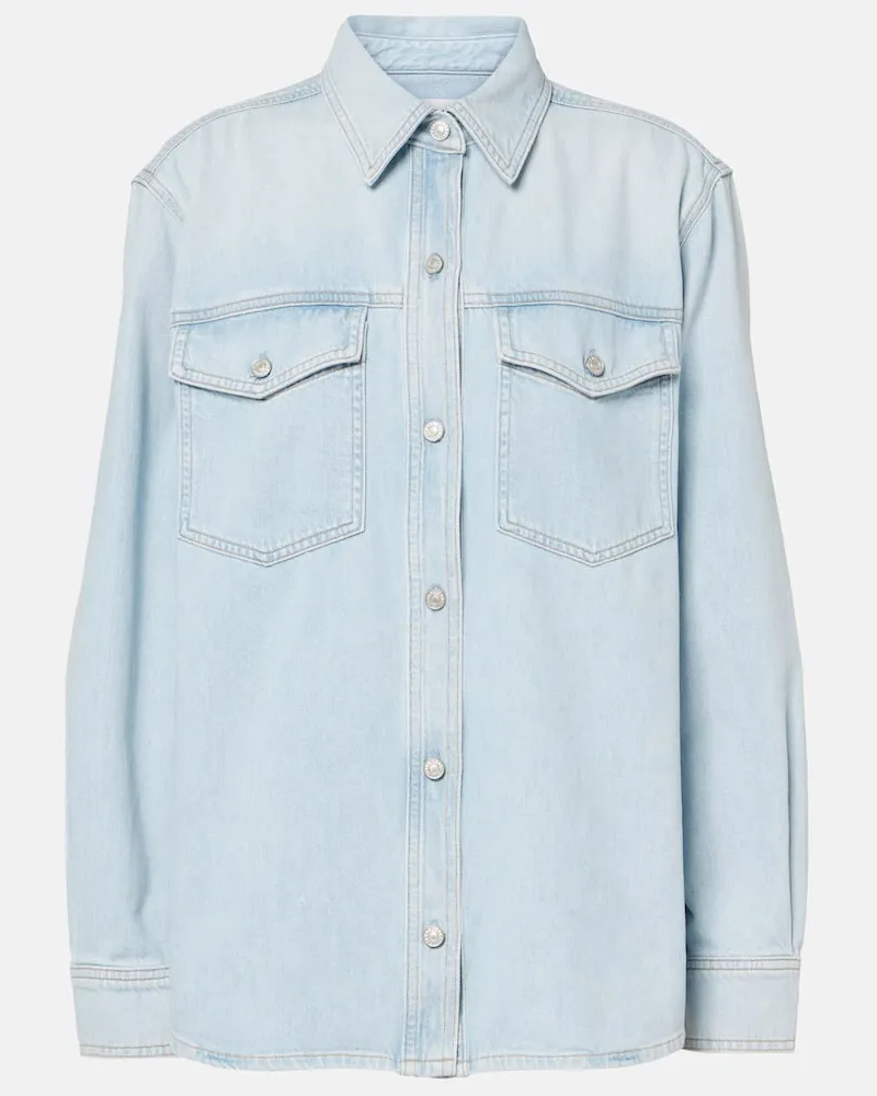 AGOLDE Camicia di jeans Rina Blu