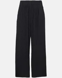 Max Mara Pantaloni Rolanda a gamba larga Nero