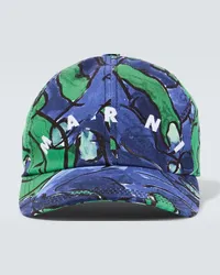 Marni Cappello da baseball in cotone Verde