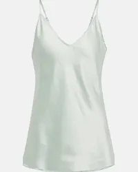 Max Mara Camisole Lucca in misto seta Blu