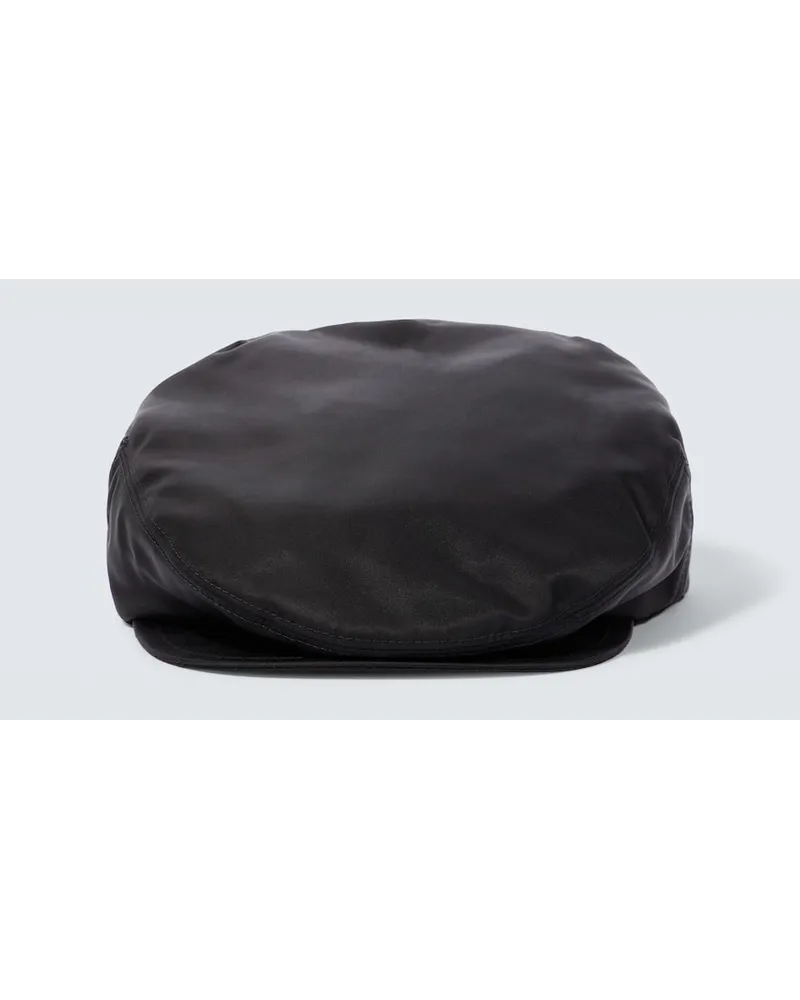 Prada Cappello con logo Nero