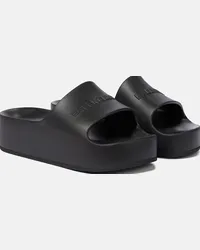 Balenciaga Sandali Chunky Slide con platform Nero