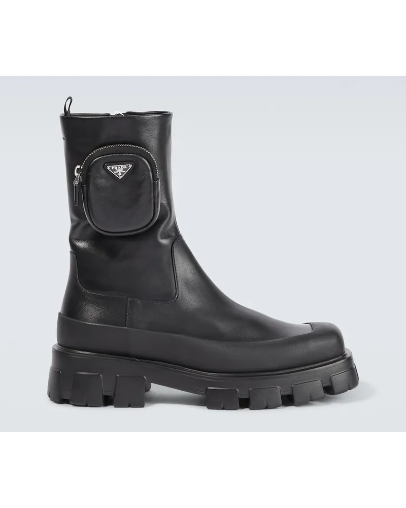 Prada Stivaletti in pelle Nero