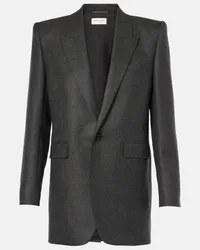 Saint Laurent Blazer Veste in cashmere Grigio