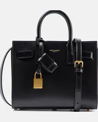 Saint Laurent Borsa Sac De Jour Nano in pelle Nero