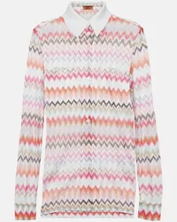 Missoni Camicia in misto cotone a zig-zag Multicolore