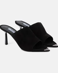 Prada Sandali in suede Nero