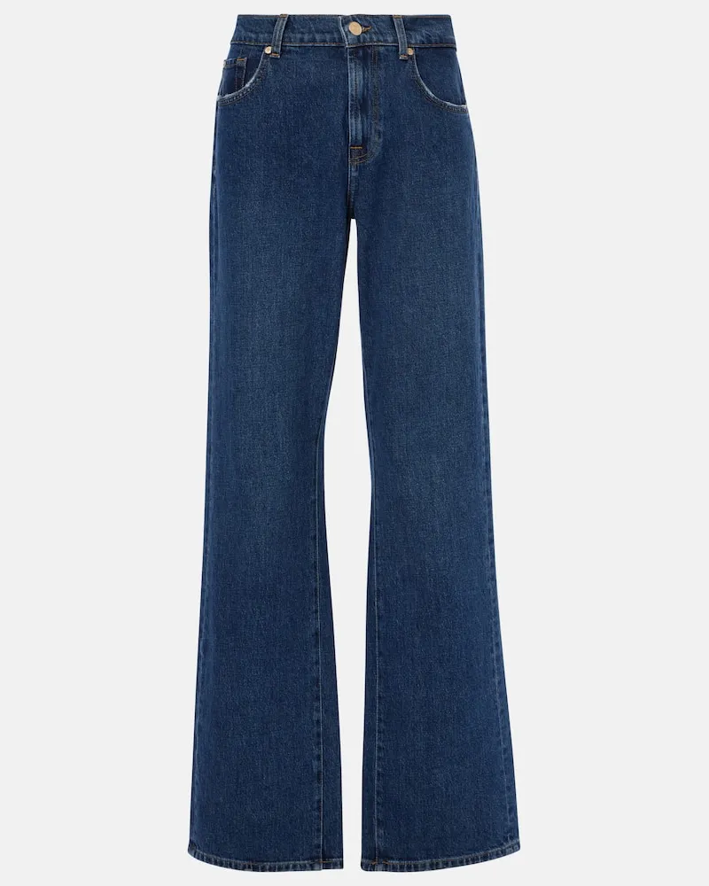 7 for all mankind Jeans regular a vita alta Blu