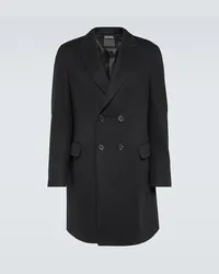 Ermenegildo Zegna Cappotto in misto lana Nero