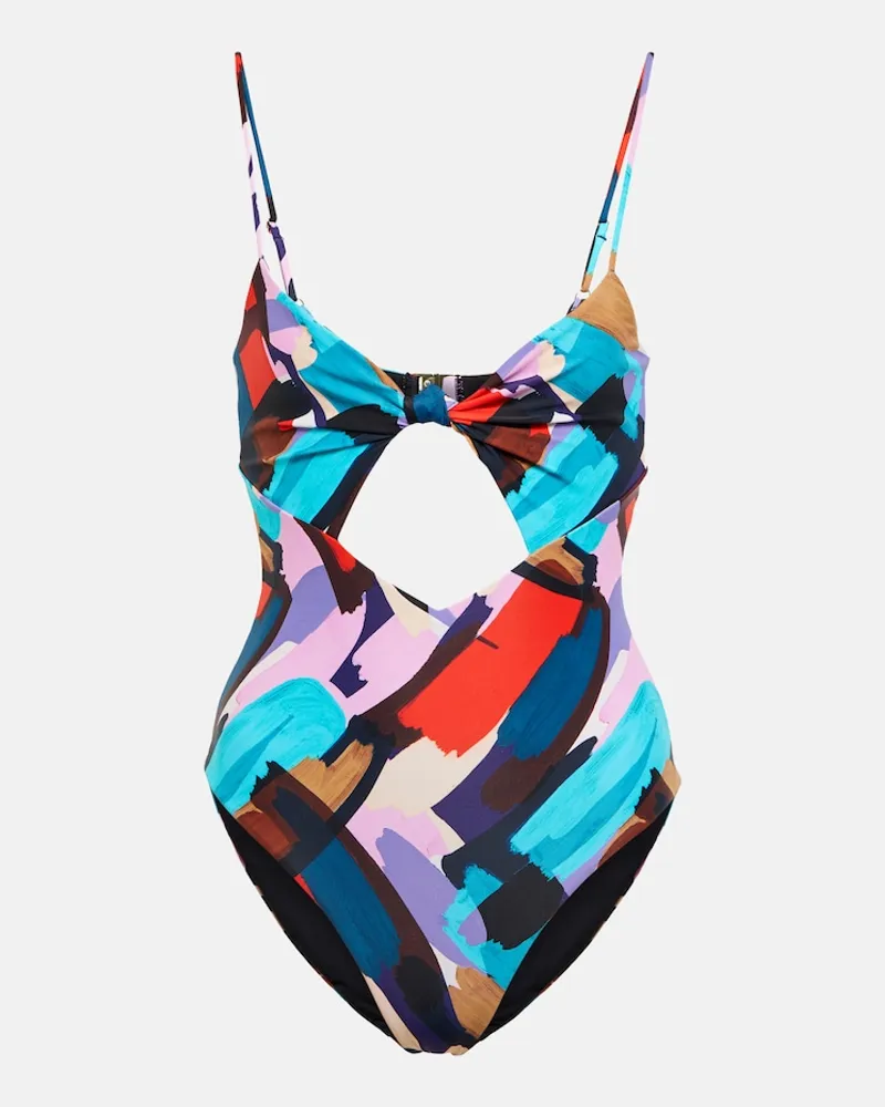Rebecca Vallance Costume intero Malaga con stampa Multicolore