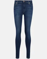 7 for all mankind Jeans skinny a vita alta Blu