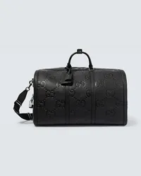 Gucci Borsa da viaggio in pelle GG Nero