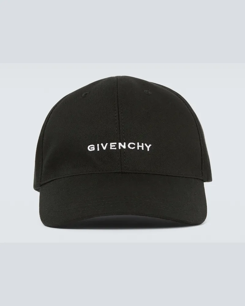 Givenchy Cappello da baseball in misto cotone Nero
