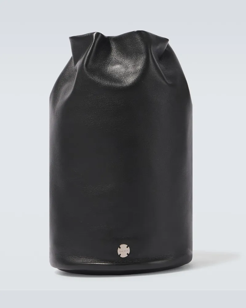 The Row Bustina Sporty in pelle Nero