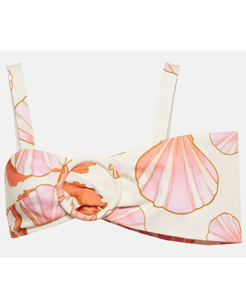 Adriana Degreas Top bralette Seashell Multicolore