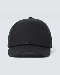 Moncler Cappello da baseball in cotone Nero