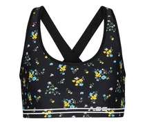 Top sportivo Cross-Back a stampa floreale