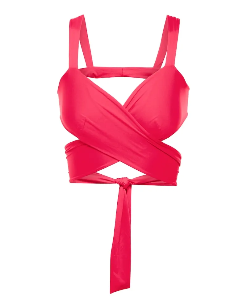 Magda Butrym Top bikini Rosa
