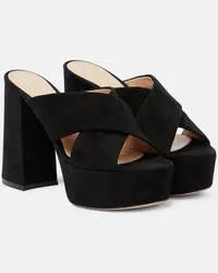 Gianvito Rossi Sandali Sue con plateau Nero