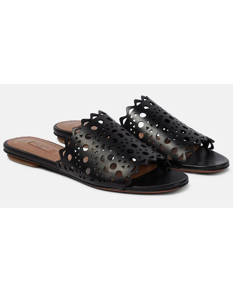 Alaïa AlaÃ¯a Sandali in pelle Nero