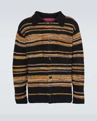 The Elder Statesman Cardigan in cashmere e cotone Multicolore