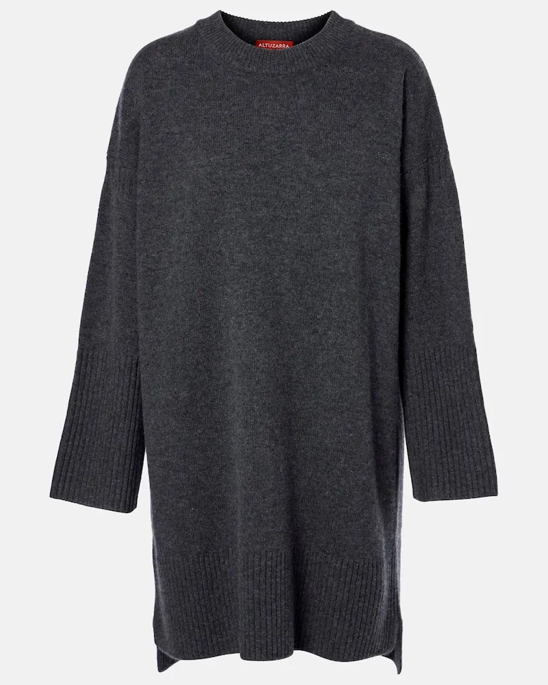 Altuzarra Abito Lamarre in maglia di lana e cashmere Grigio