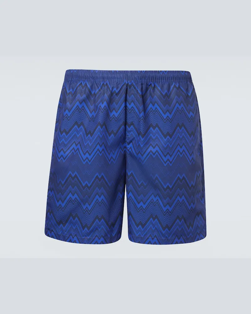 Missoni Costume da bagno a zig zag Blu