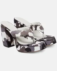 Gia Borghini Sandali infradito Gia 17 Uni camouflage Multicolore