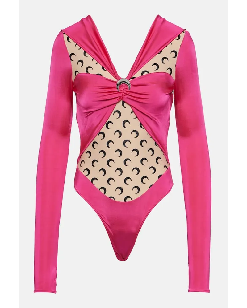 Marine Serre Body in jersey Multicolore
