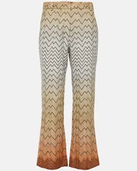 Missoni Pantaloni flared in jersey Multicolore