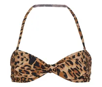Top bikini Bree a stampa leopardata