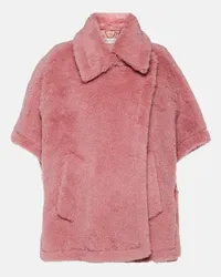 Max Mara Mantella Tebe in teddy Rosa