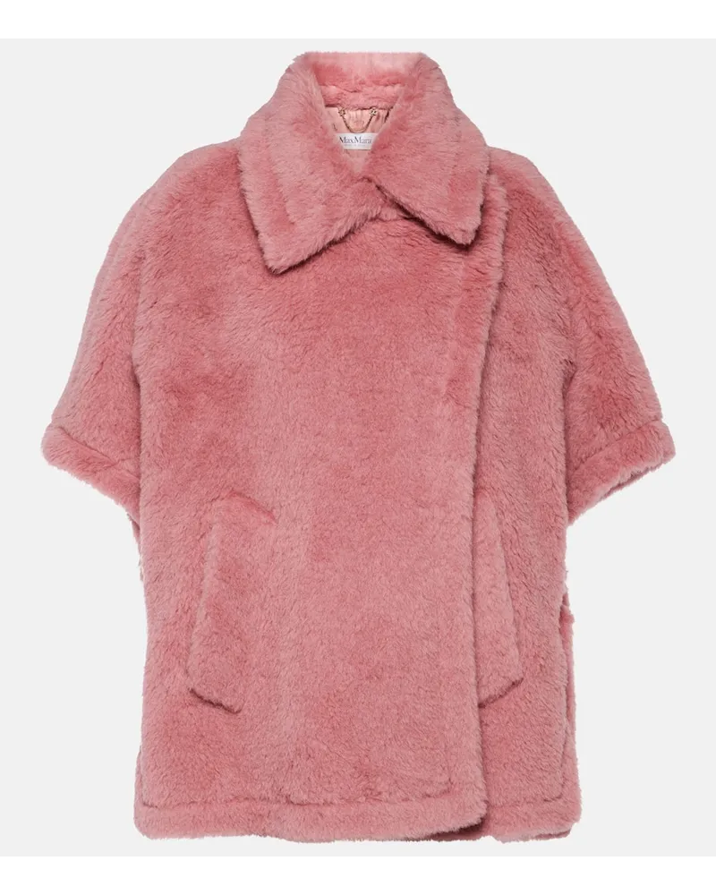 Max Mara Mantella Tebe in teddy Rosa