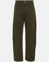 Velvet Pantaloni cargo Brylie in twill Verde