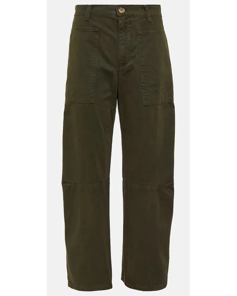 Velvet Pantaloni cargo Brylie in twill Verde