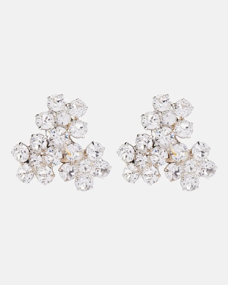 Jennifer Behr Orecchini Violet con cristalli Argento