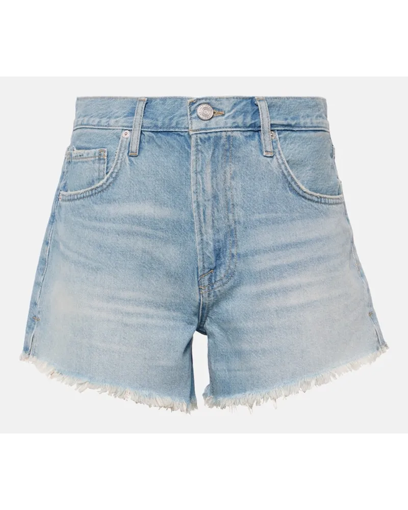 Frame Denim Shorts di jeans Le Super High Blu